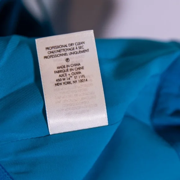 NEW Alice + Olivia Primrose Cowl Neck Halter Satin Jumpsuit Jumper Ocean Blue 2